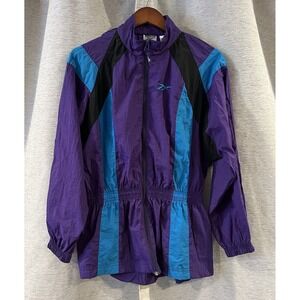 Vintage‎ Reebok Windbreaker Jacket Women's Size XL 90s Colorblock Ski